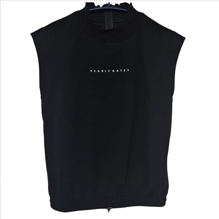 美品 PEARLY GATES レディース ノースリーブ 1(M) ブラック