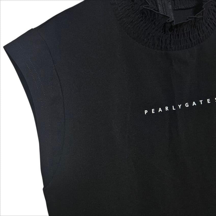 美品 PEARLY GATES レディース ノースリーブ 1(M) ブラック
