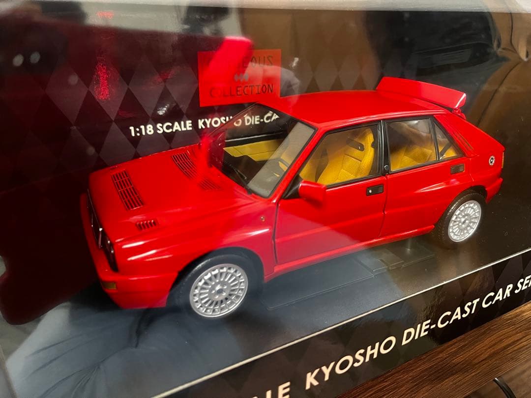 京商　ランチアデルタ　赤　1/18 エボ2 開封未展示品