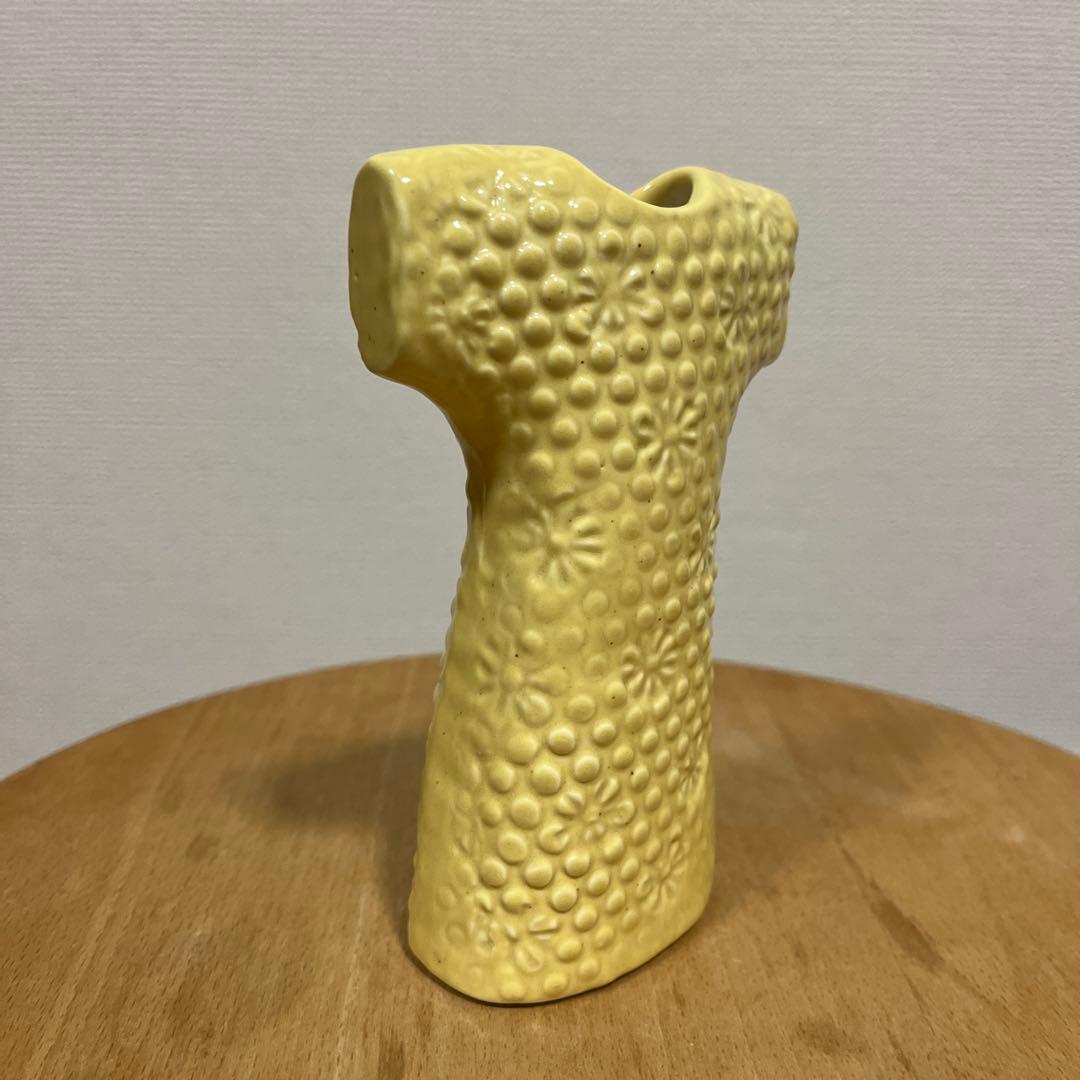 リサラーソン　花瓶　イエロー