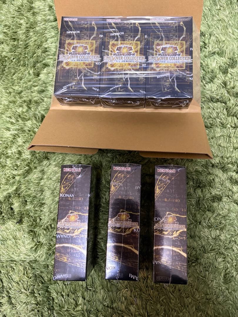 遊戯王　未開封シュリンク付き　6BOXセット　リミットオーバーコレクション