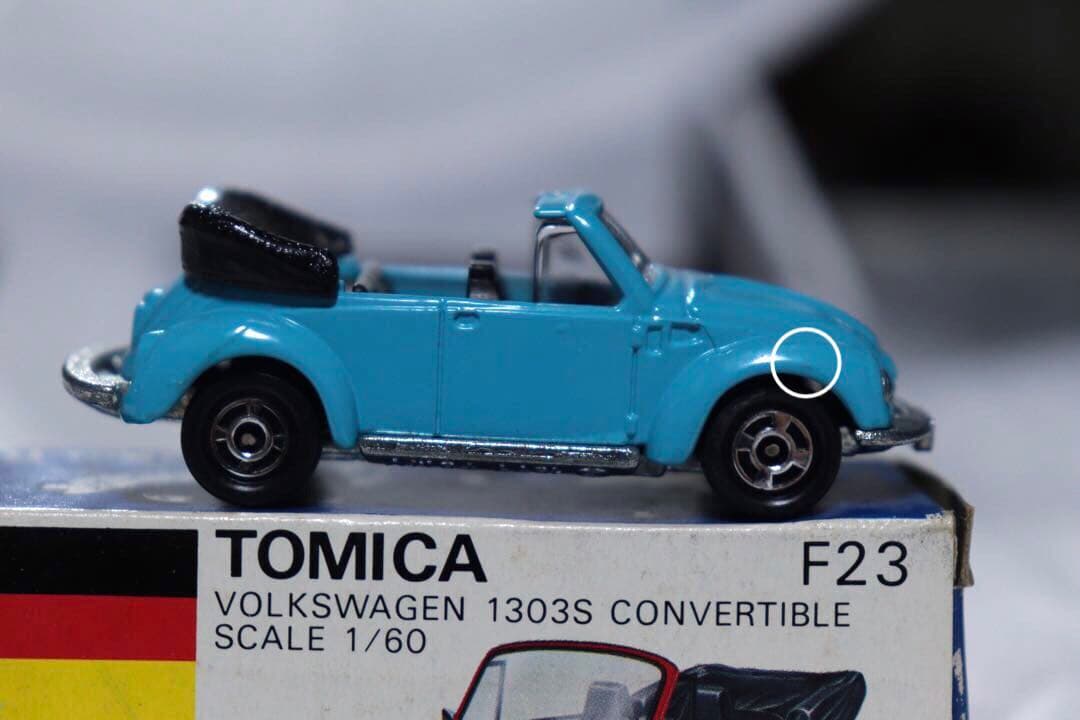 日本製　トミカ　外国車シリーズ　フォルクスワーゲン　1303S コンバーチブル