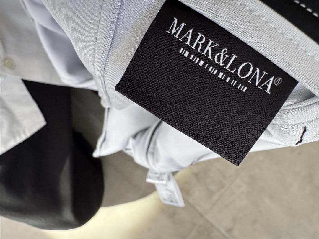 【美品】MARK & LONA codeメンズゴルフパンツ 44(S)