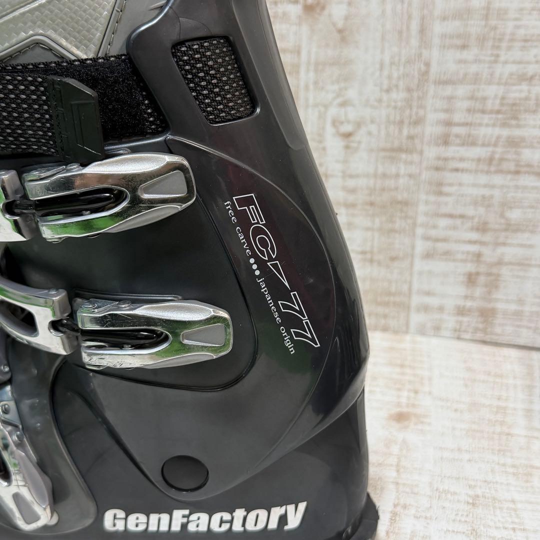 GEN FACTORY FC-77 スキーブーツ 317mm 27cm シルバー