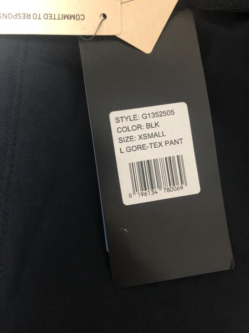 未使用 VOLCOM L GORE-TEX パンツ ブラック 黒 XS