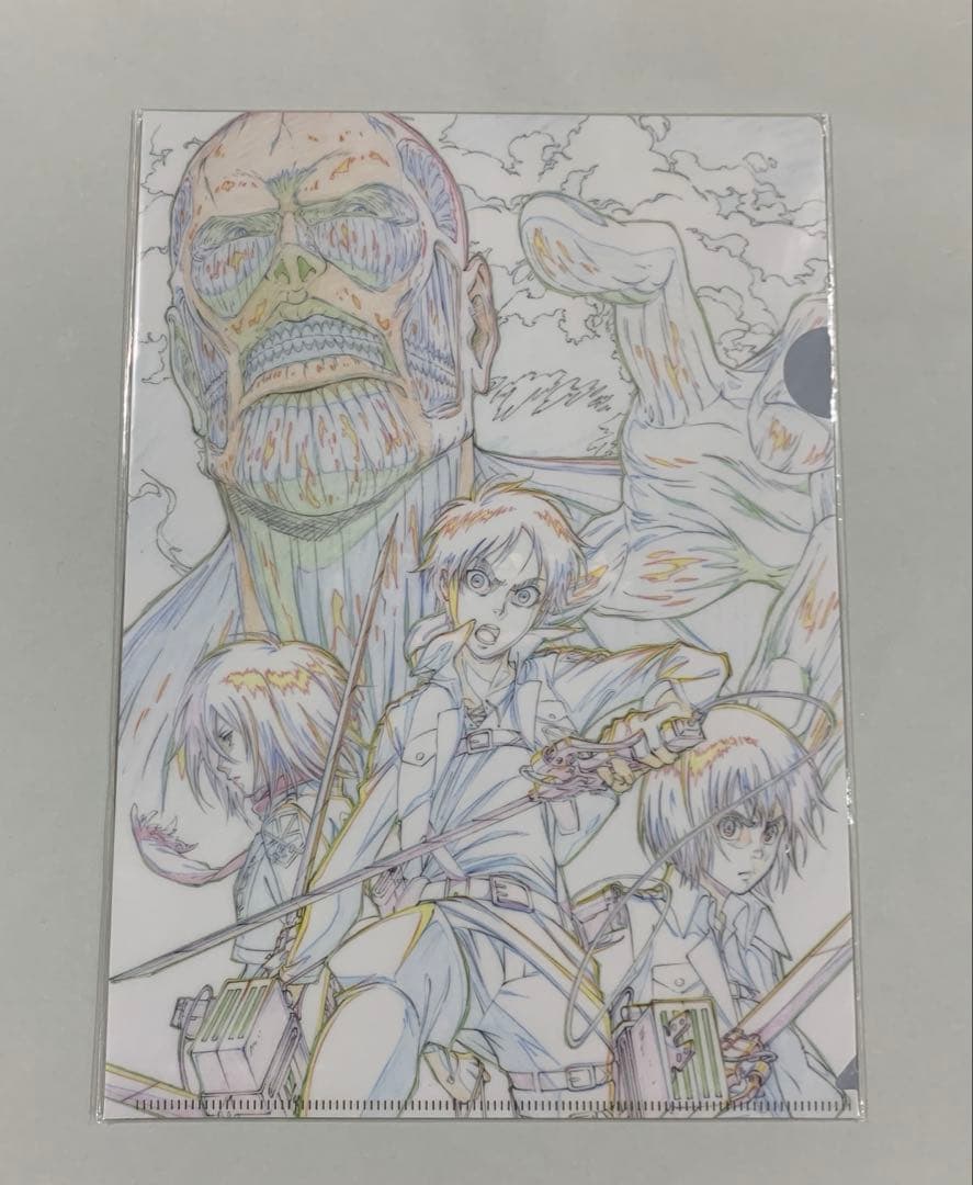 ☆進撃の巨人　浅野恭司×WIT STUDIO原画展　クリアファイル 3枚セット