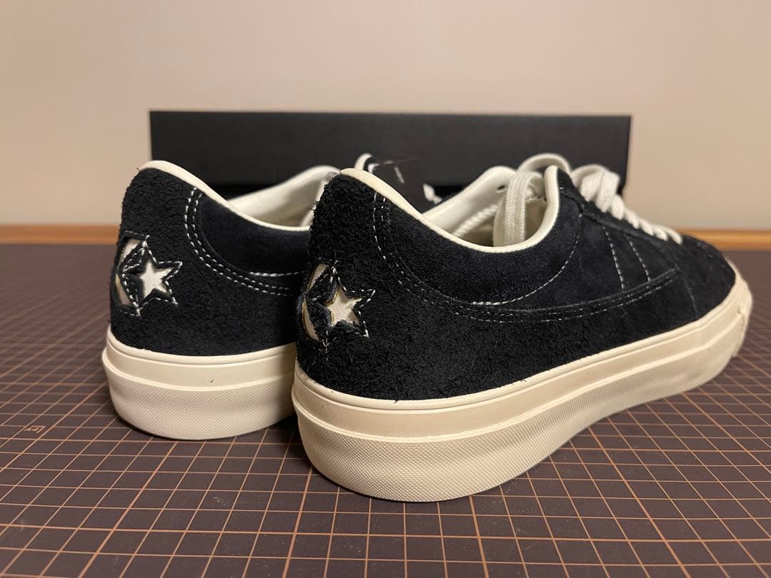 CONVERSEコンバースSKATESTAR SK OXスエードブラック27.5