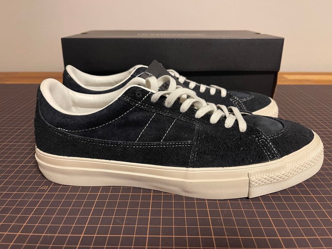 CONVERSEコンバースSKATESTAR SK OXスエードブラック27.5