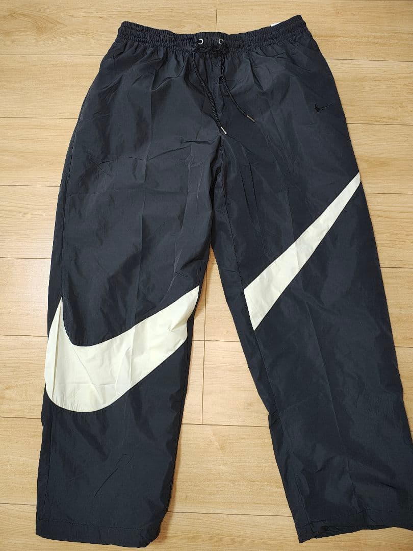 【新品未使用】Nike スウッシュ ウーブン パンツ ブラック XL