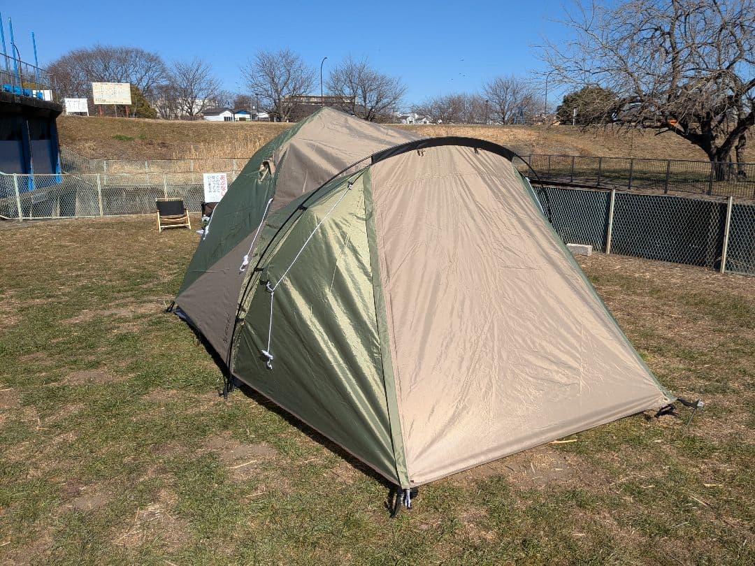 【美品】DOD　ザ・ワンタッチテントM　T3-673-KH　カーキ