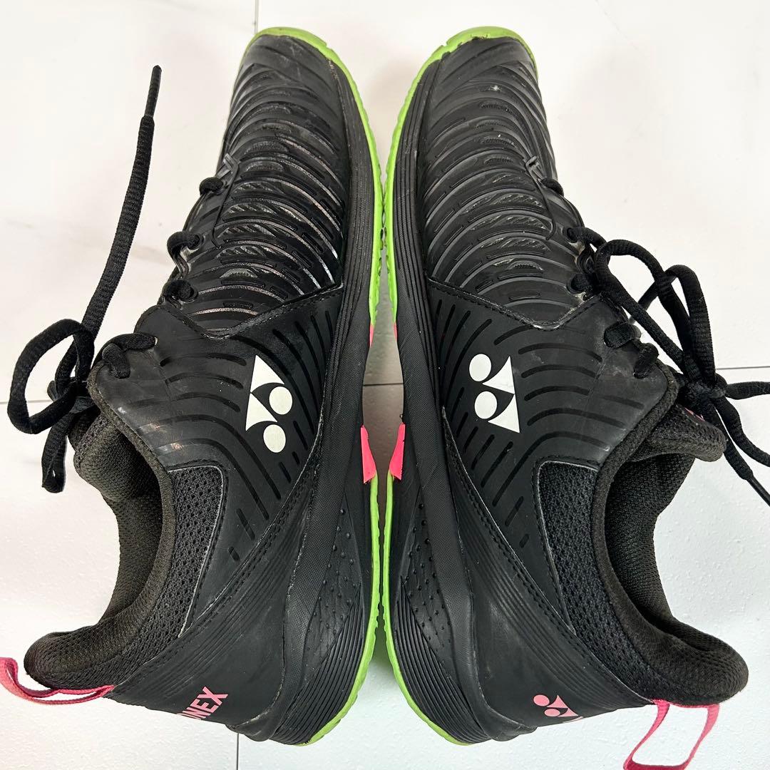 美品❗️YONEX テニスシューズ パワークッション　ソニケージ3MGC ブラック