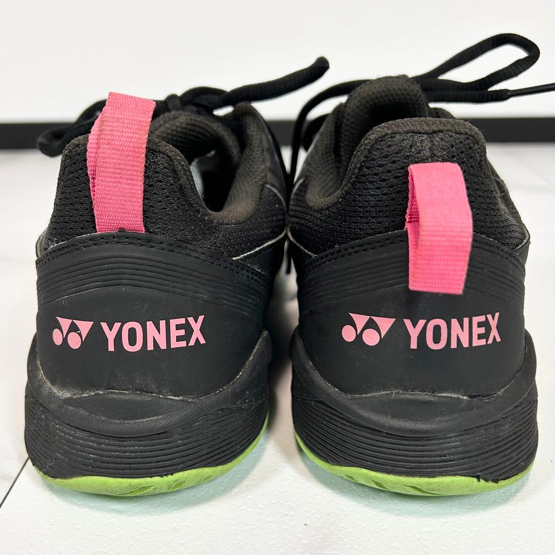 美品❗️YONEX テニスシューズ パワークッション　ソニケージ3MGC ブラック