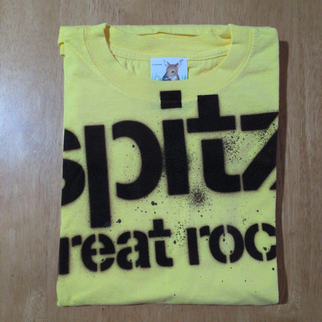 spitz スピッツ 三日月ロック Tシャツ Sサイズ イエロー