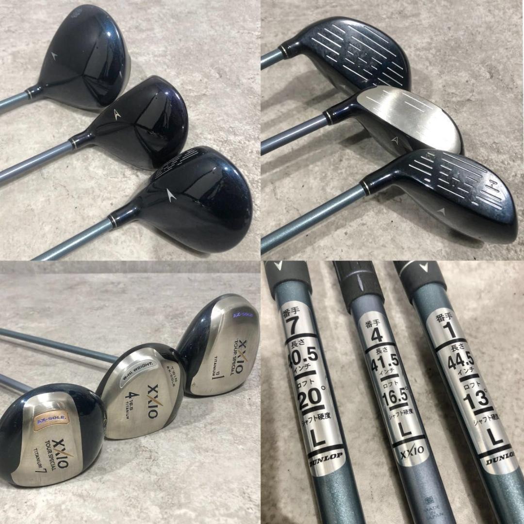 美品 XXIO レディース ゴルフ ハーフセット キャディーバッグ付き