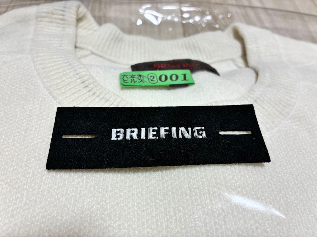 メンズウェア BRIEFING MEN'S MOLE YARN CREWNECK KNIT