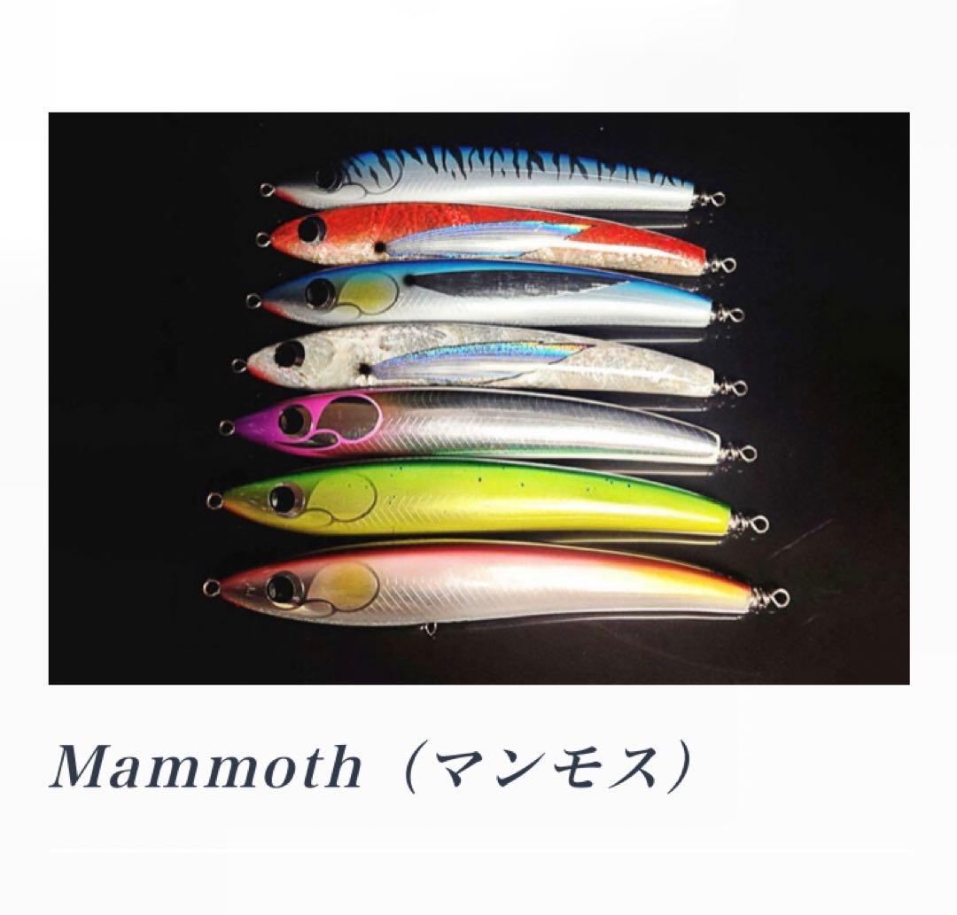 海王ルアー　MAMMOTH 300-165・top range 190-105