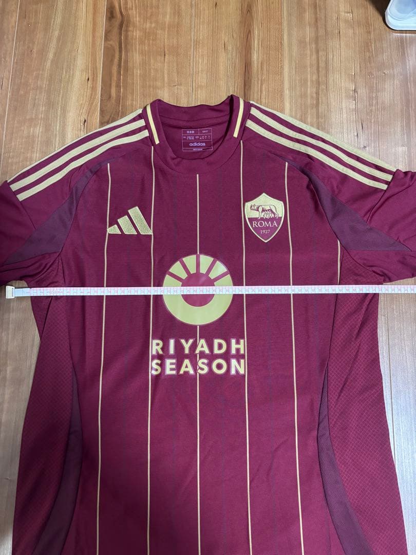 ゆーまろ　AS Roma サッカーシャツ XL ワインレッド