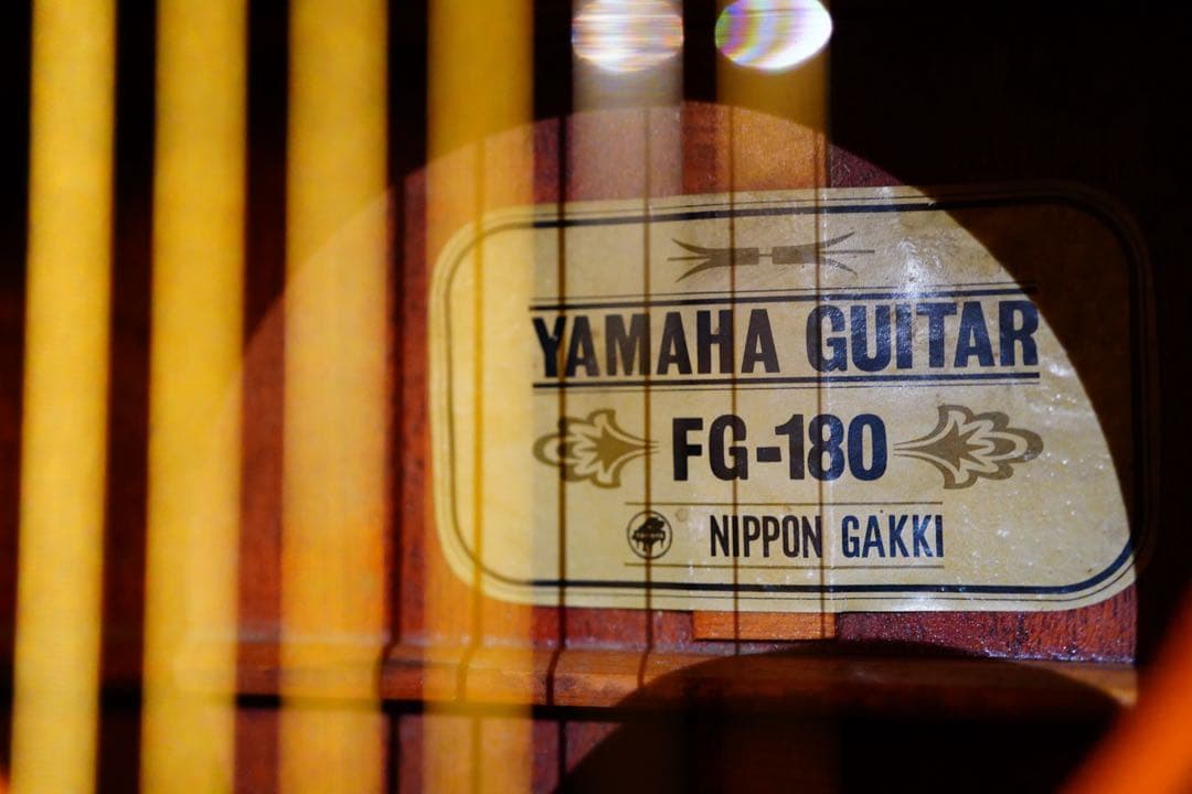 YAMAHA FG180 ライトグリーンラベル1960年代赤ラベル gibson