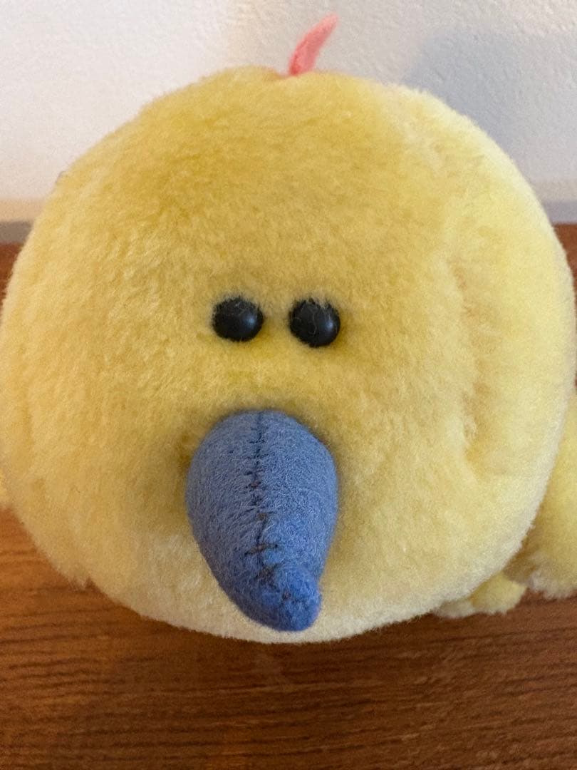 【激レア】　サンリオ レトロ ぬいぐるみ 黄色 恐竜？ヴィンテージ　音が鳴る