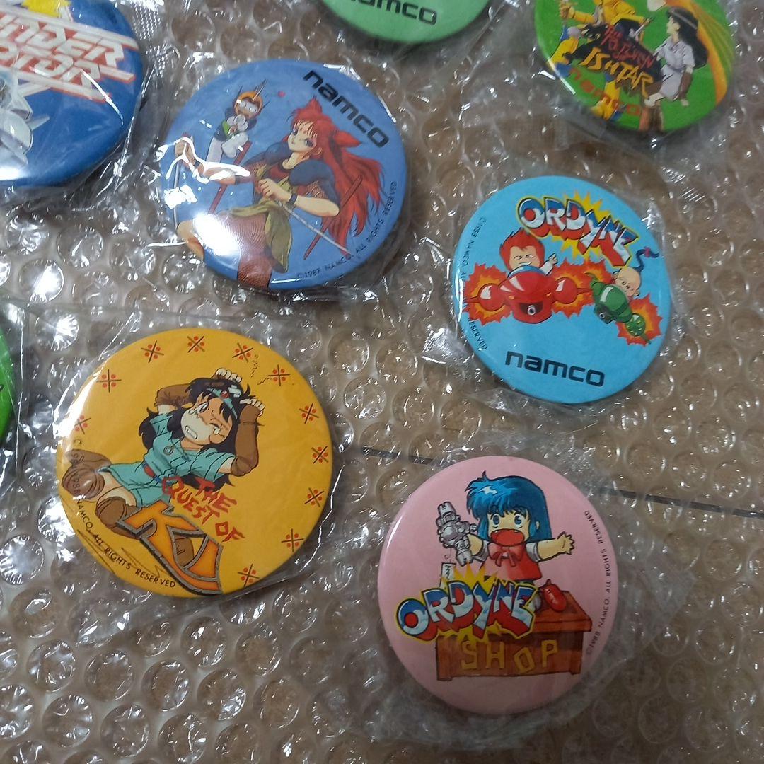 1980年 ヴィンテージ　NAMCO　缶バッジ　セット