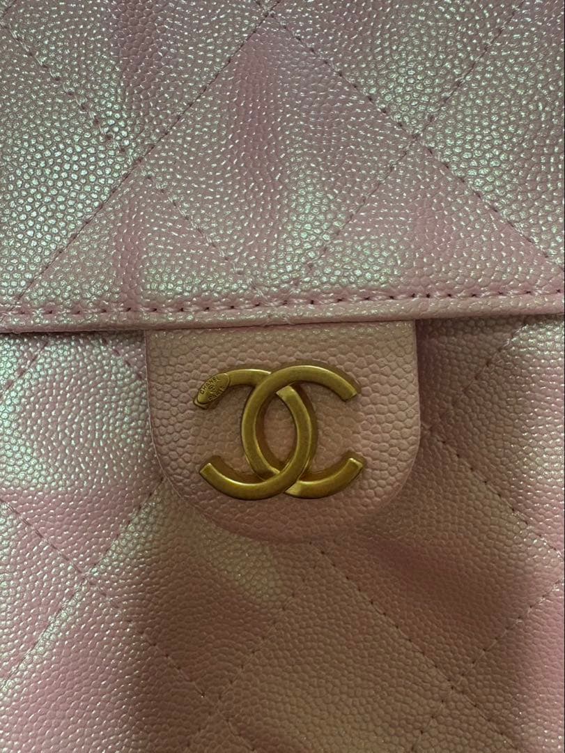 CHANEL ピンク キルティングバッグ