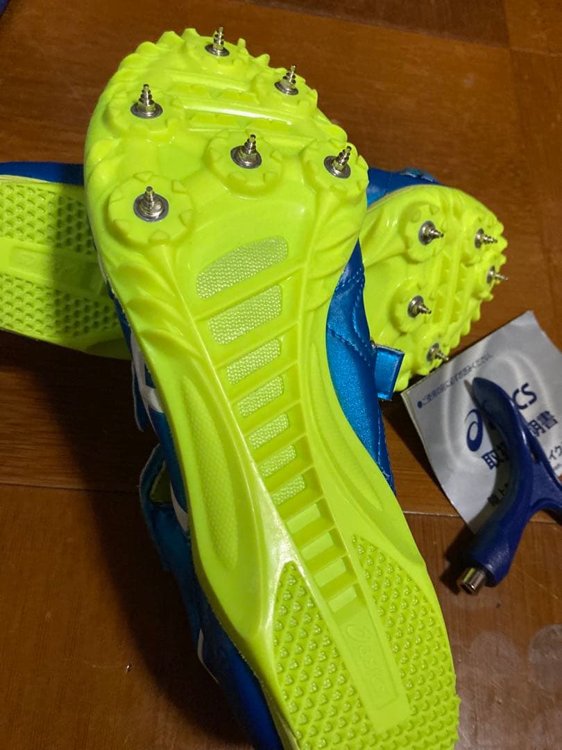ASICS陸上スパイクHEATRUSH NS2TTP796 4301 付属品付き