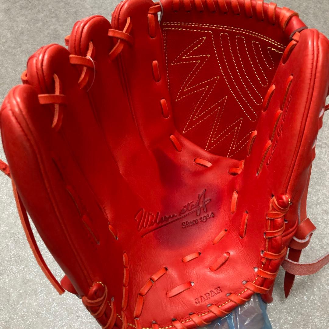 ウィルソンスタッフ 一般 硬式 左 野球 グローブ タグ付き未使用品 ◎キップ革