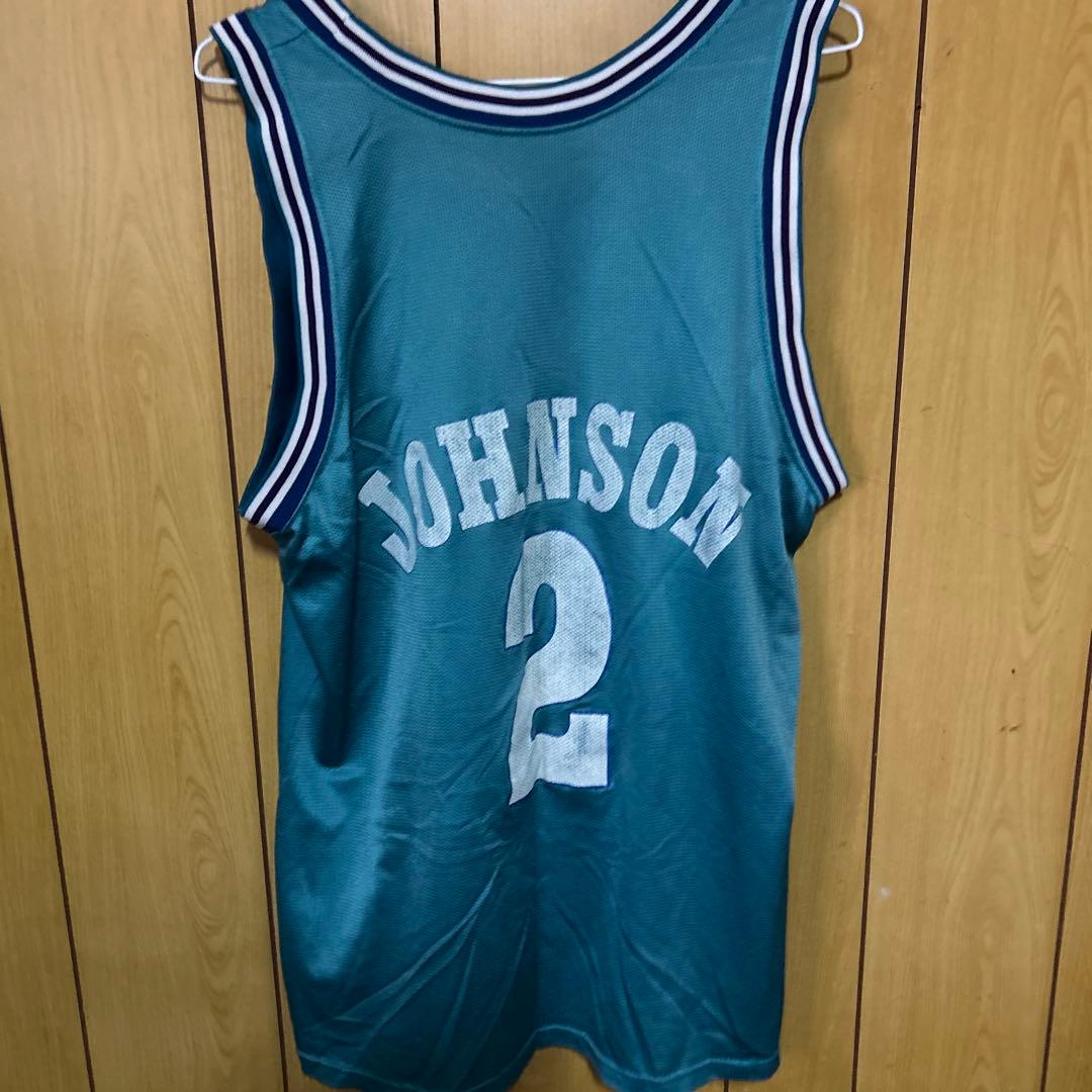 90s Champion NBA LARRY JOHNSON ホーネッツ バスケ