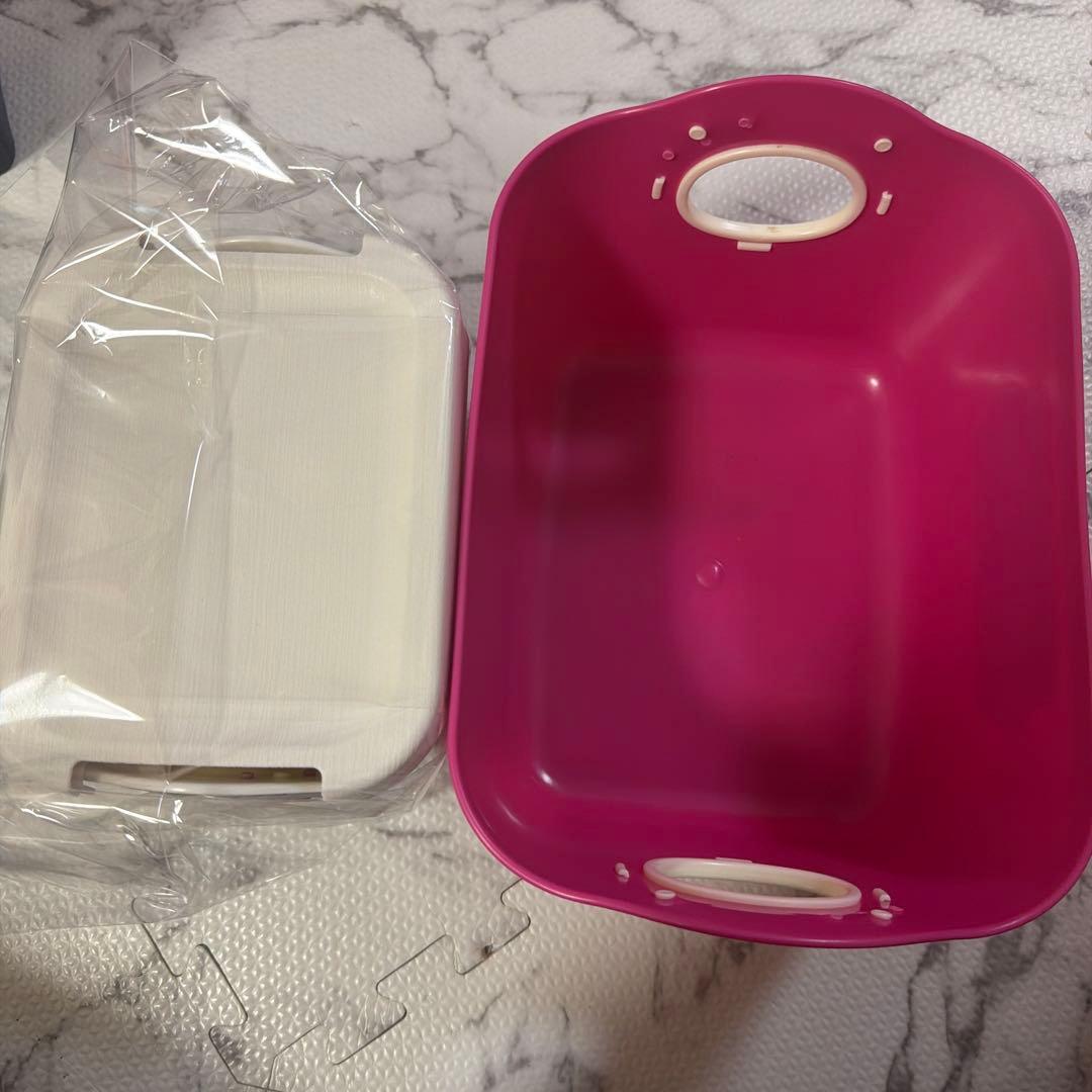 キティ　やわらかミニバケツ　収納