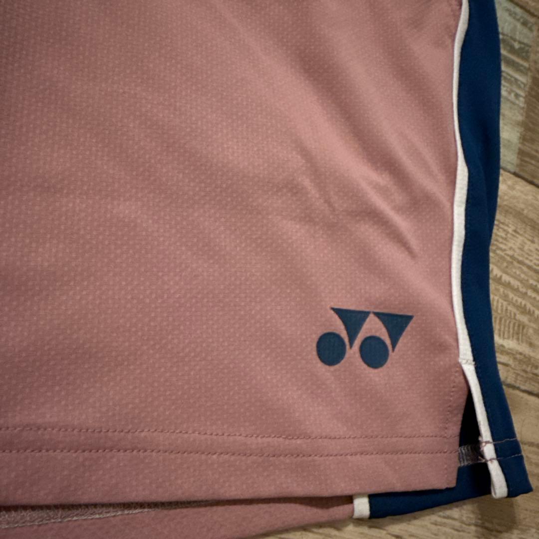 新品　YONEX ユニ　M ピンク ネイビー ハーフパンツ