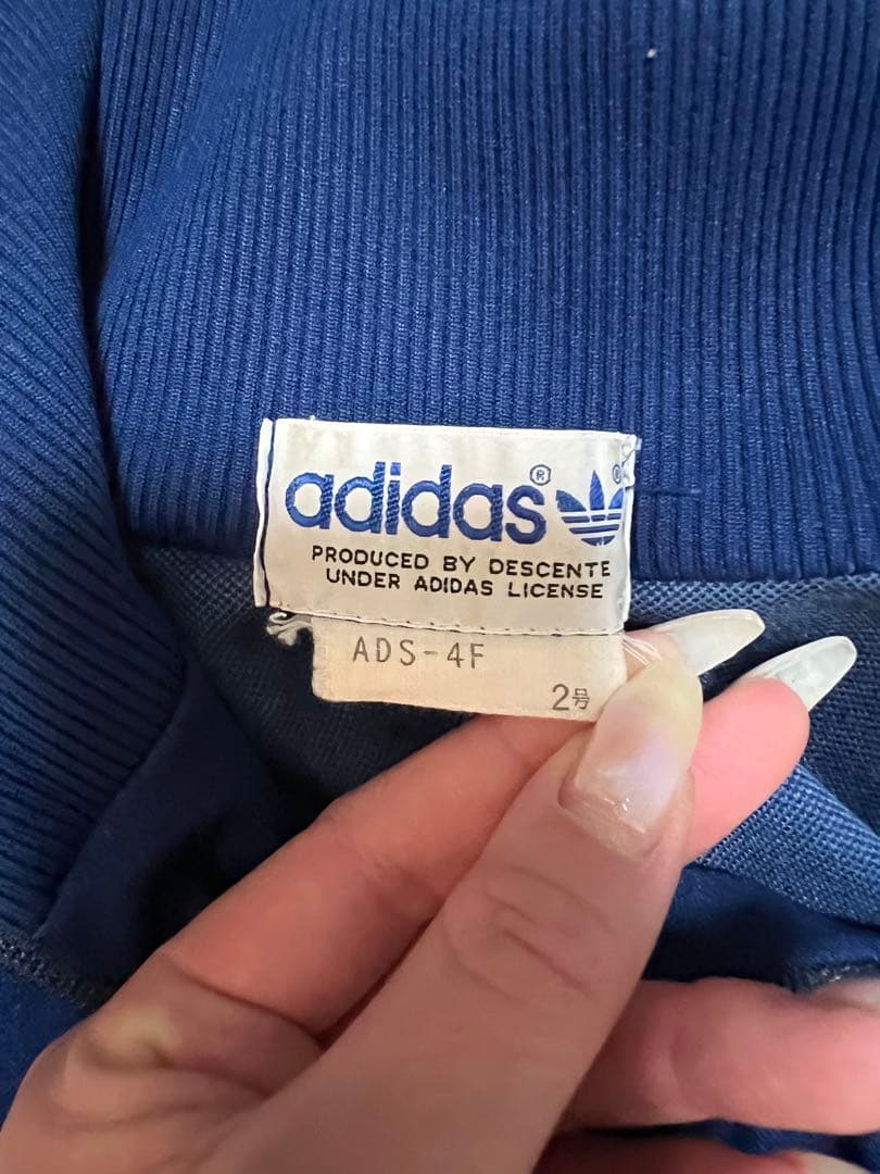 adidas ネイビー トラックジャケット ジャージ