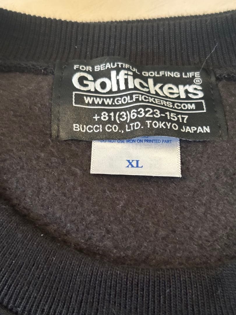 Golfickers XL ブラック スウェット