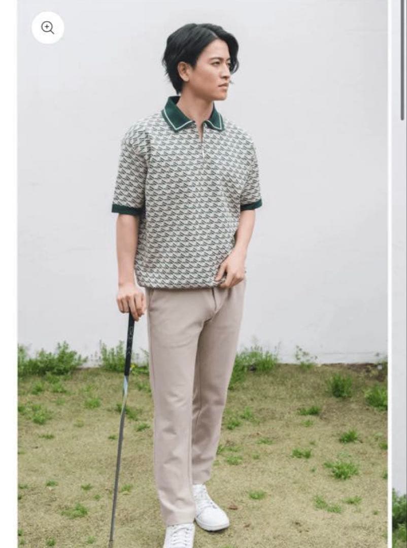 LE:NAN ルナン　Unisex Logo zip top green
