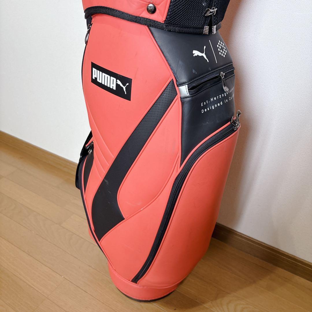 K477 PUMA エッセンシャルキャディバッグ オレンジ
