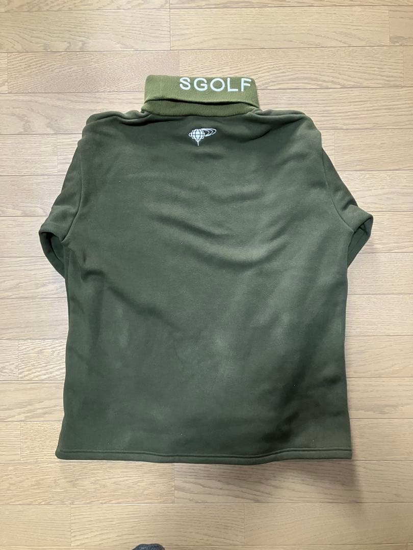 BEAMS GOLF ハイネックセーター オリーブ