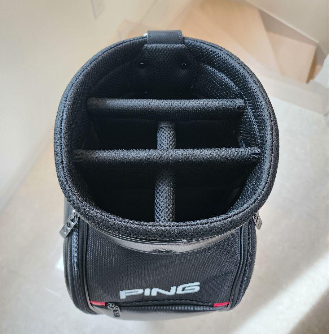 PING キャディバッグ メンズ　CB-U2305 PUスポーツ ブラック