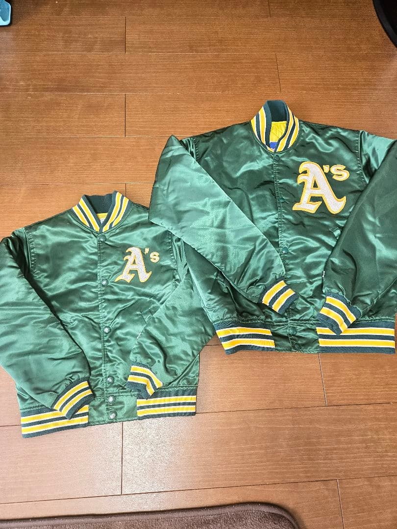 STARTER アスレチックス　A's ジャケット　スタジャン　セット　メジャー