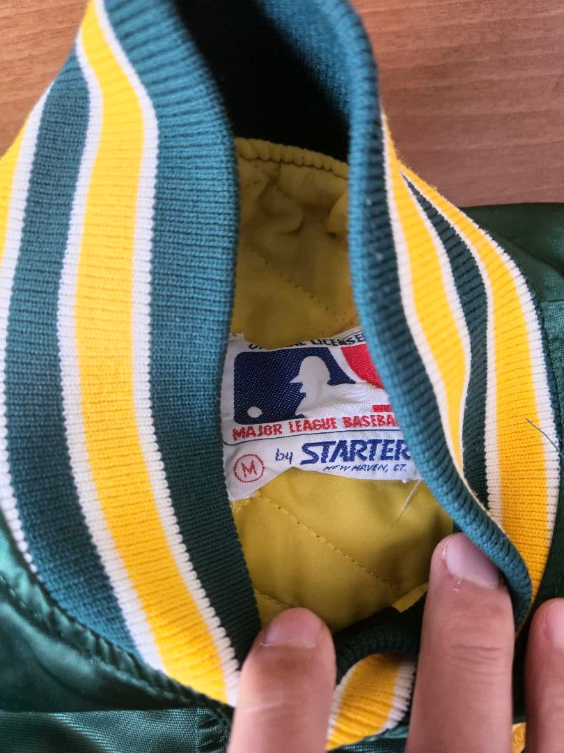 STARTER アスレチックス　A's ジャケット　スタジャン　セット　メジャー