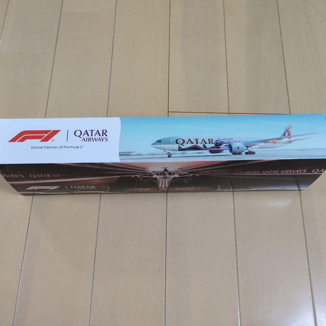 カタール航空 B777-300ER F1特別塗装機 モデルプレーン