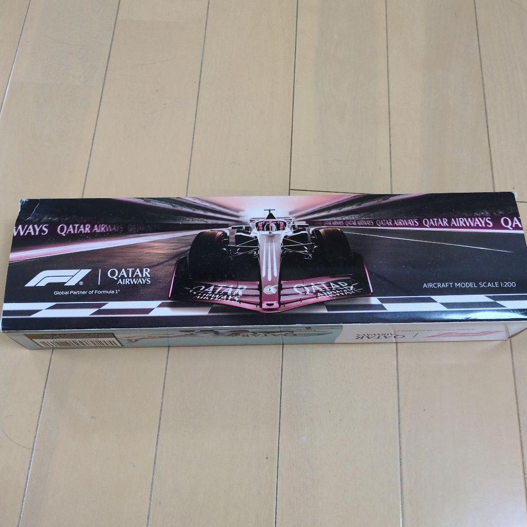 カタール航空 B777-300ER F1特別塗装機 モデルプレーン