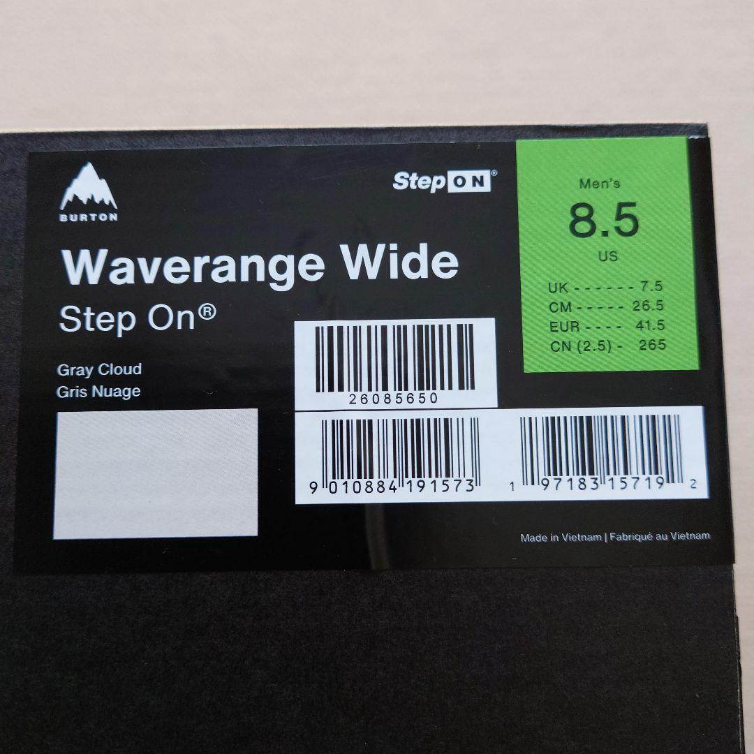 スノーボード Burton Step On 25/26 Waverange Wide 26.5