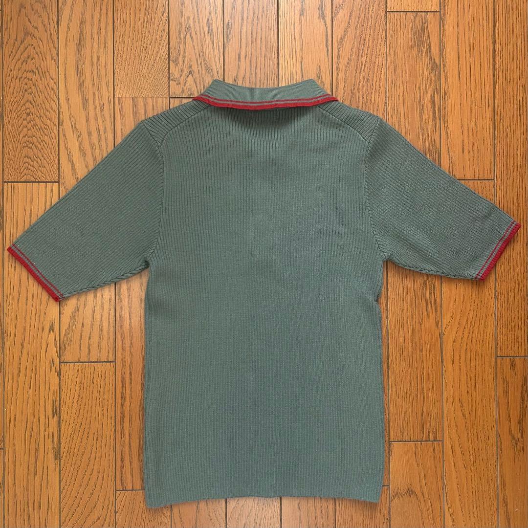【美品】Munsingwear マンシングウェア 半袖リブニット