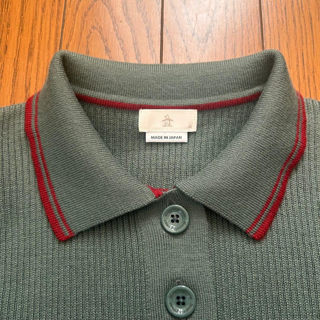 【美品】Munsingwear マンシングウェア 半袖リブニット