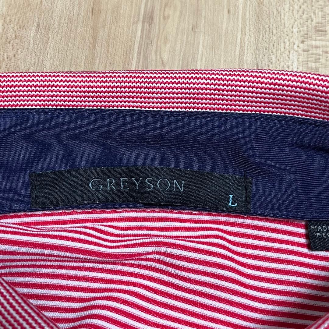 GREYSON グレイソン　ボーダー　ポロシャツ　ゴルフウェア