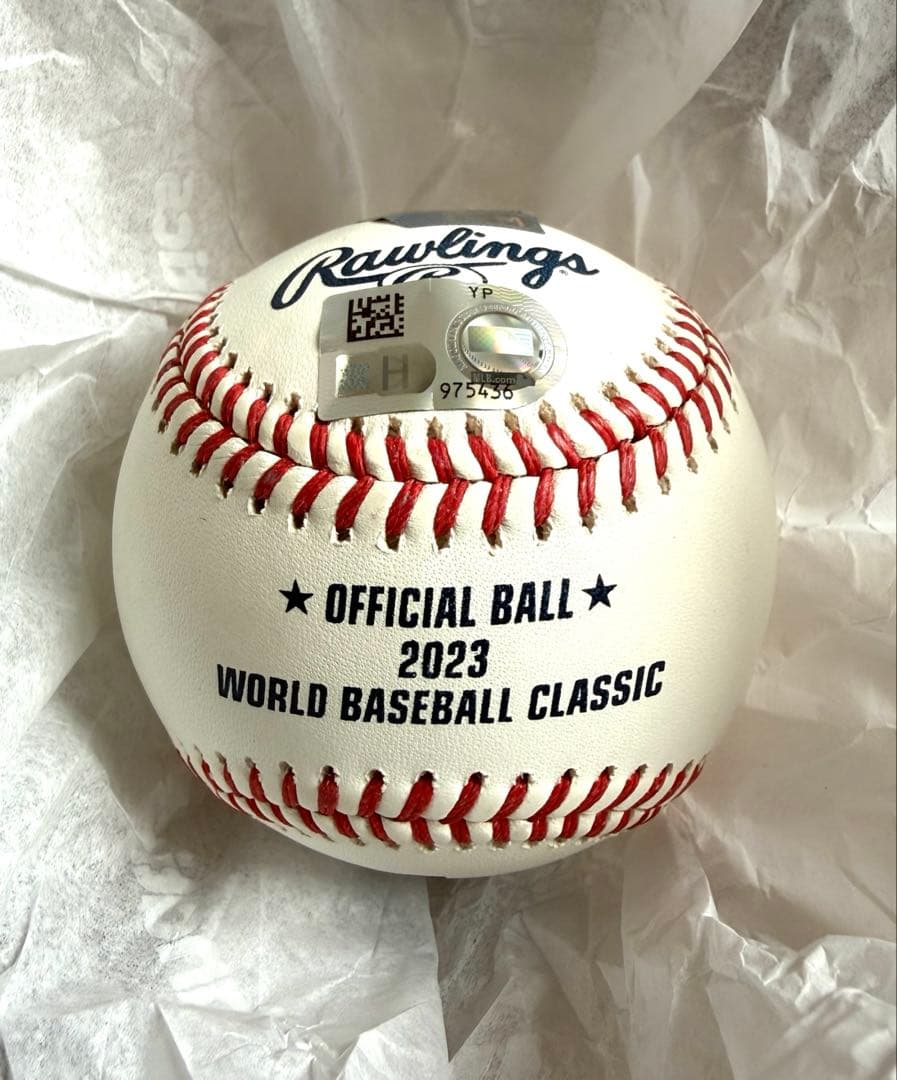 2023WBC日本代表 吉田正尚 直筆サインボール