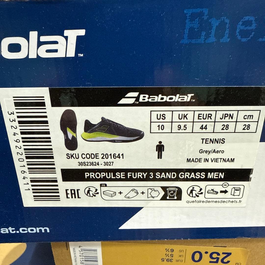 Babolat Propulse Fury 3 サンドグラス用シューズ 28cm