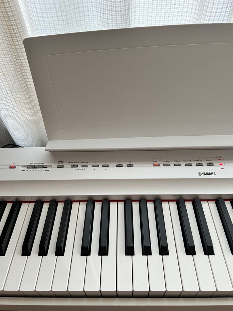 Yamaha 電子ピアノP125 88鍵 ホワイト
