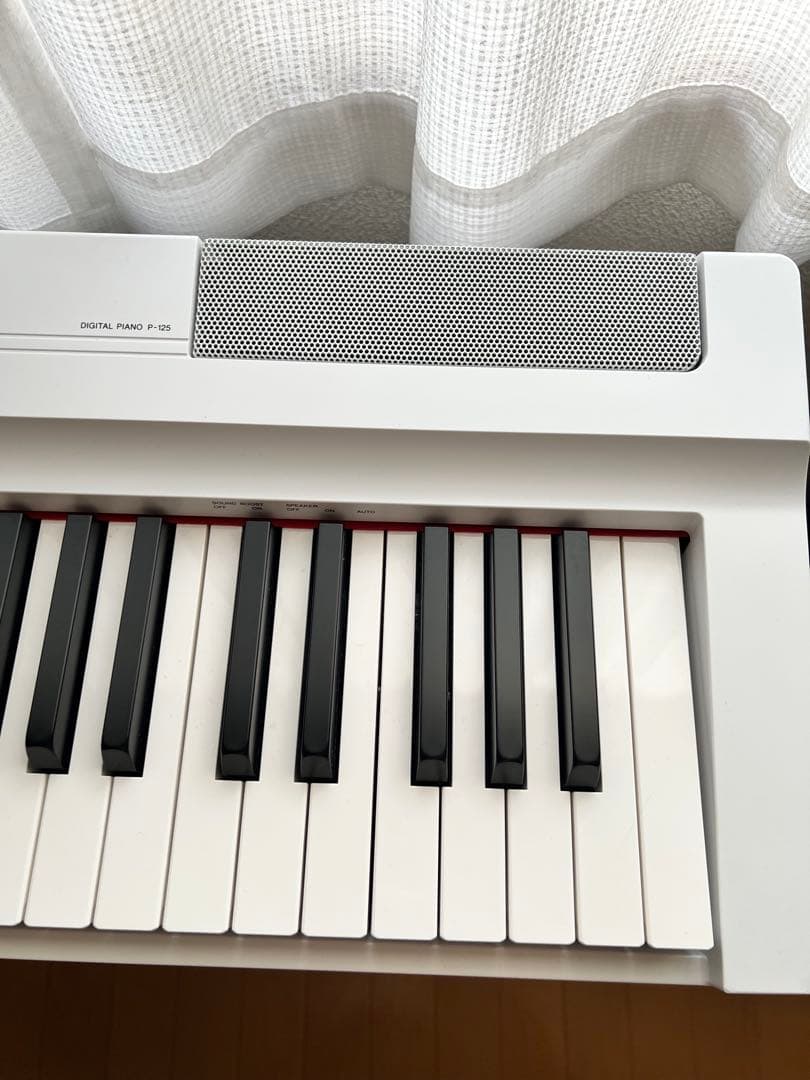 Yamaha 電子ピアノP125 88鍵 ホワイト