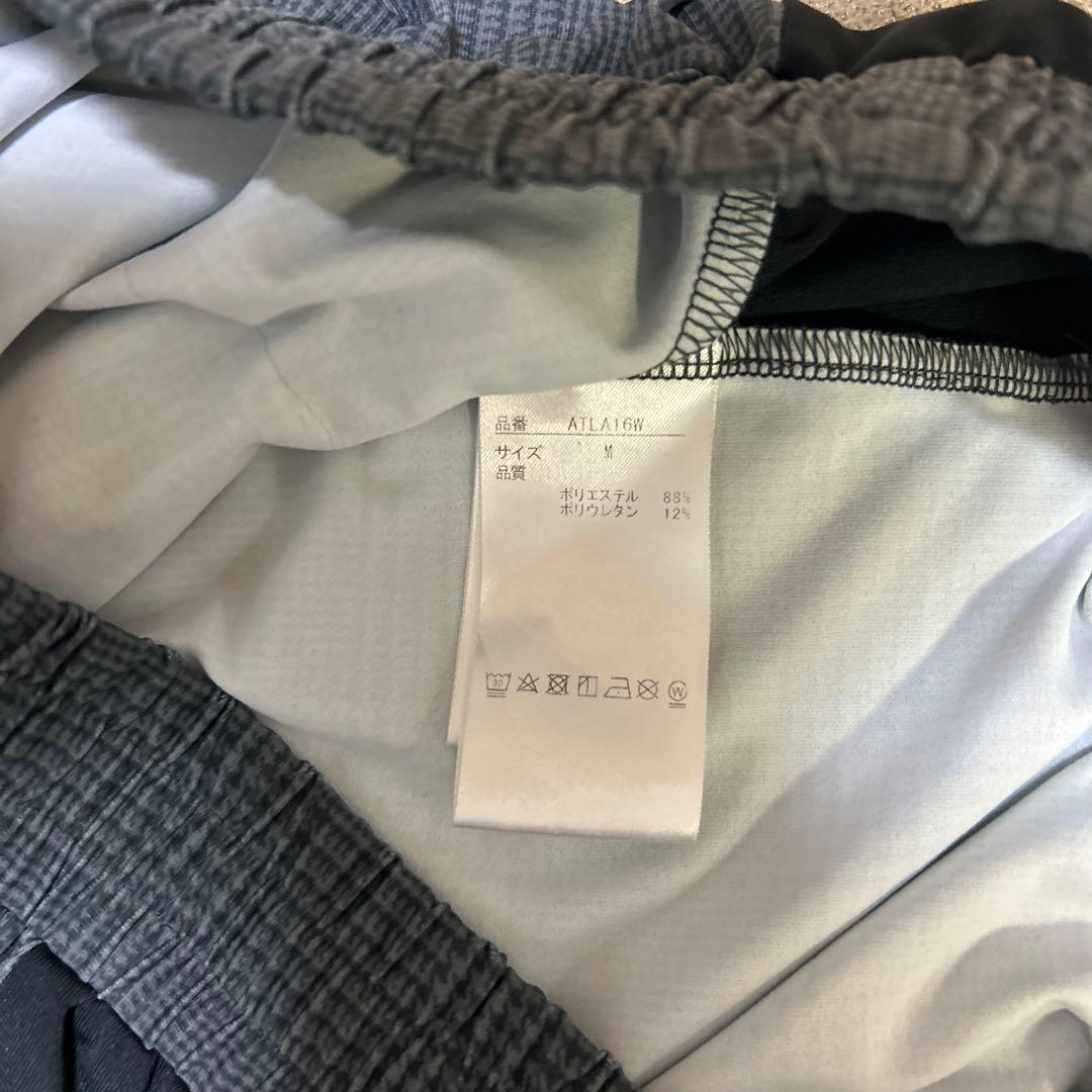Admiral レディース M グレー チェック プリーツスカート