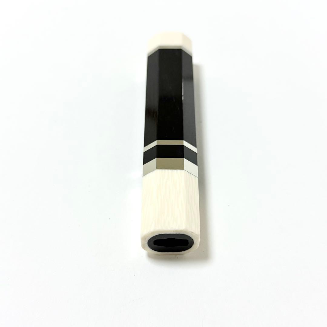 三段銀巻 人工象牙 薄刃8寸 黒檀八角柄 薄刃240 包丁の柄 ハンドルt